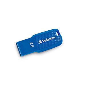 Verbatim 64GB Ergo USB 3.0 Flash Drive – Blue Blue 64GB