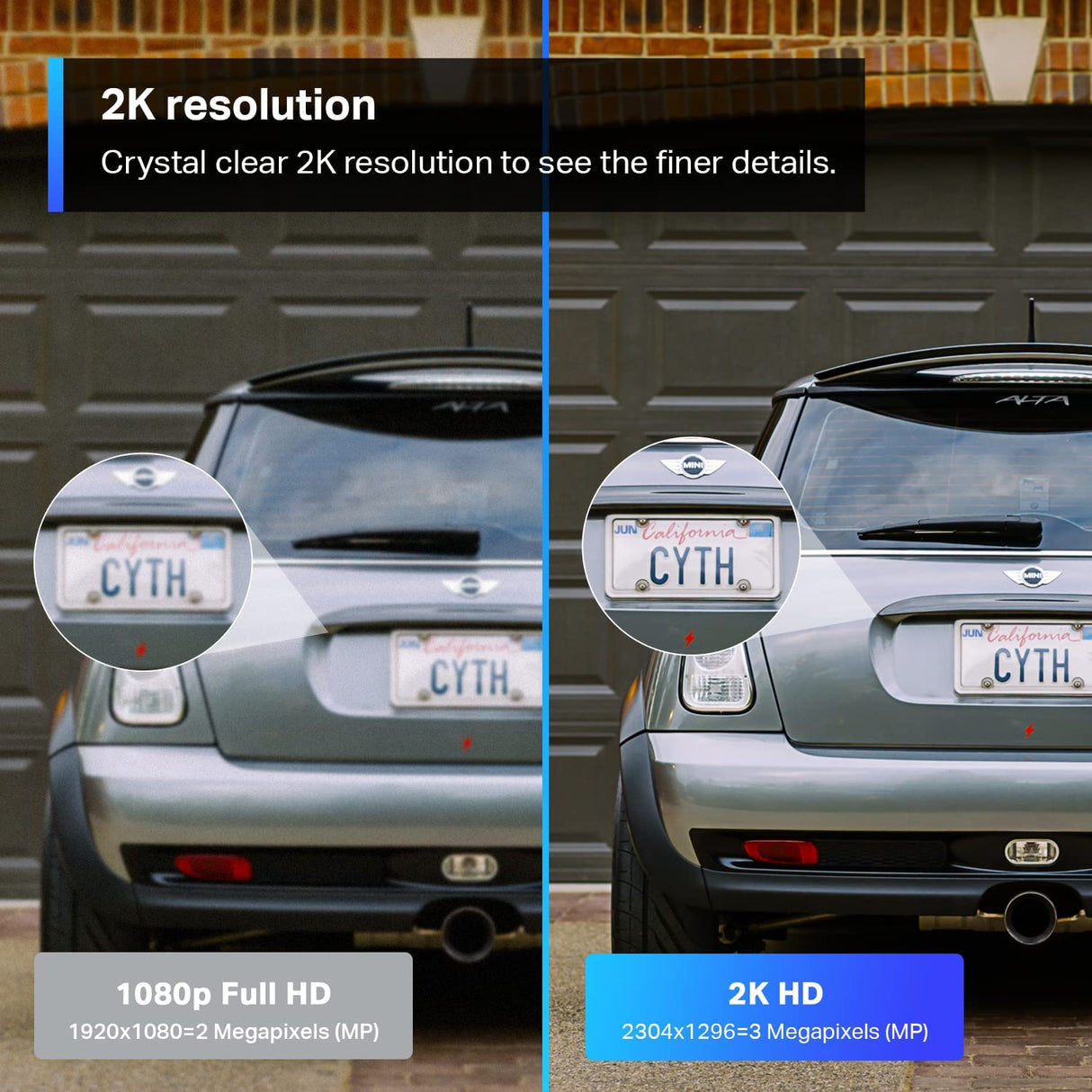 TP-Link Tapo 2K HD Security Camera Outdoor Wired, IP66 Weatherproof, Motion/Person Detection, Works with Alexa & Google Home, Built-in Siren w/ Night Vision, Cloud/SD Card Storage, 2-Way Audio(C310)