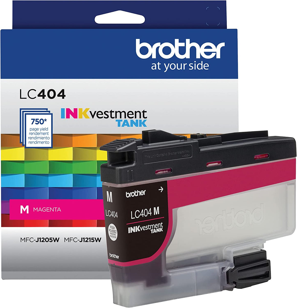 Brother Genuine LC404M Magenta INKvestment Tank Ink Cartridge