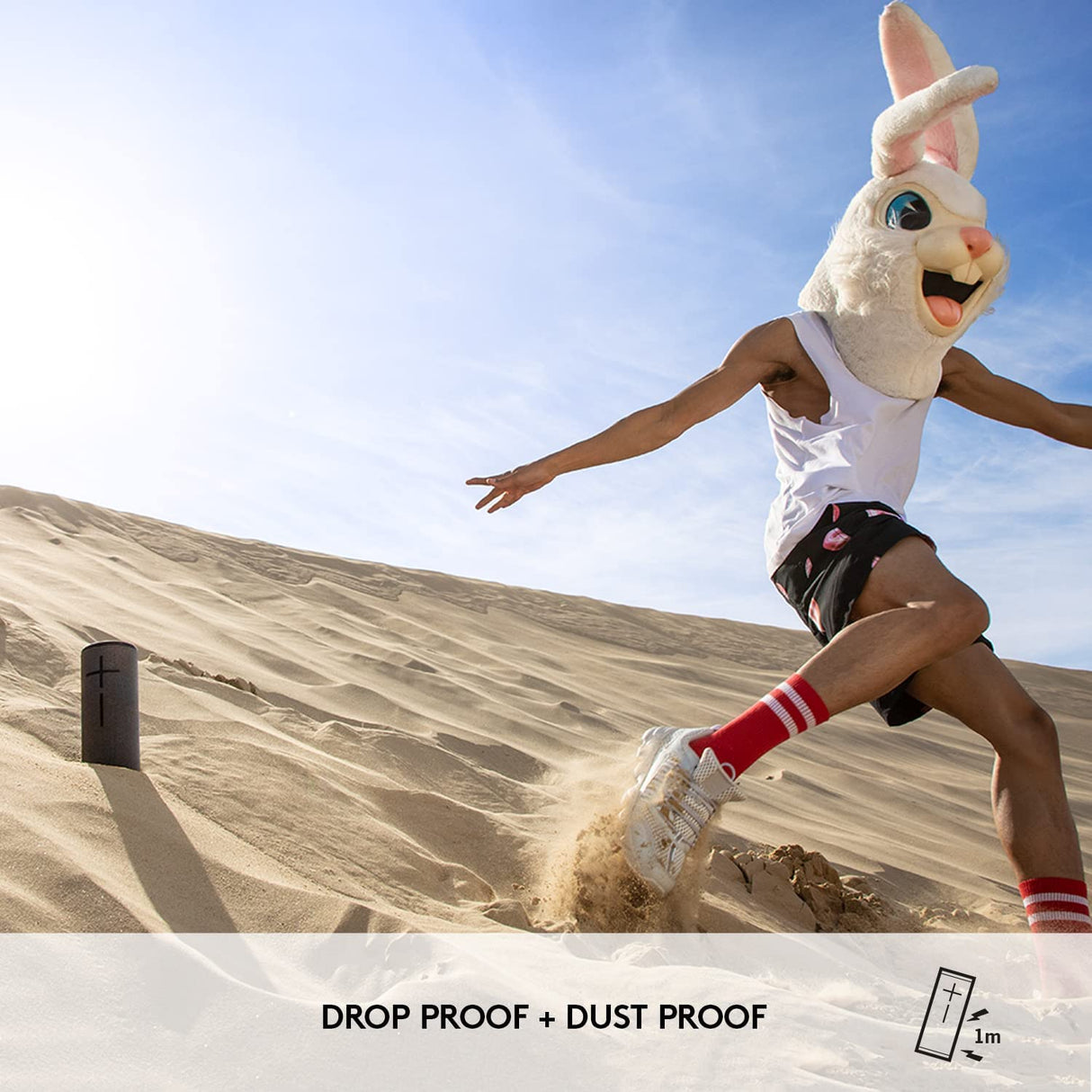 Ultimate Ears MEGABOOM 3 Portable Wireless Bluetooth Speaker (Powerful Sound + Thundering Bass, Bluetooth, Magic Button, Waterproof, Battery 20 hours) - Night Black Night Black Single