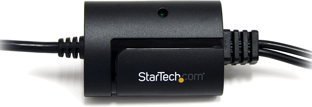 StarTech.com USB to Serial Adapter - 2 Port - COM Port Retention - FTDI - USB to RS232 Adapter Cable - USB to Serial Converter (ICUSB2322F), Black 2 Port USB 2.0