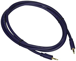 C2g/ cables to go C2G 40602 Velocity 3.5mm M/M Stereo Audio Cable, Aux Cable, Blue (6 Feet, 1.82 Meters)