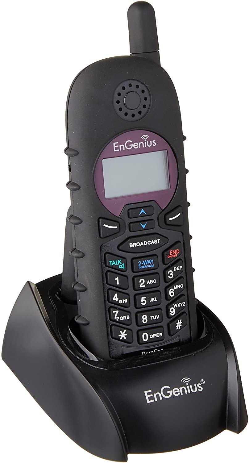 EnGenius Technologies DURAFON-SIP System 900 Mhz Radio Frequency, 10-Handset Landline Telephone