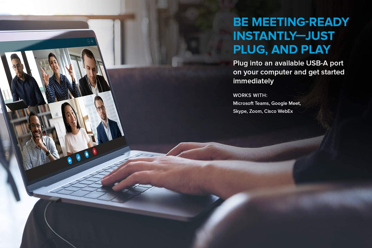 Creative HS-720 V2 USB Digital Audio On-Ear Headset with Noise-Cancelling Condenser Boom Mic, Inline Mic Mute/Calls/Volume Control and Mic-Monitoring Feature, Simple Plug-and-Play for Video Calls