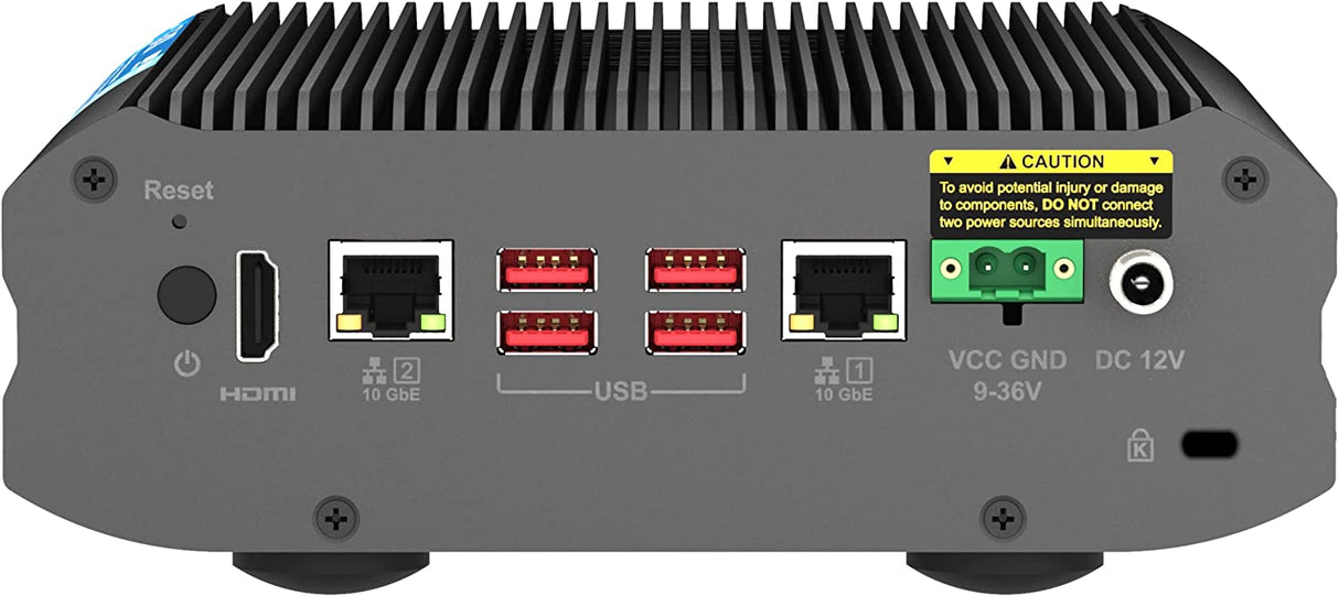 QNAP TS-i410X-8G-US 4 Bay High-Speed fanless Industrial NAS with dual-10GBe, Intel Atom CPU, 8GB DDR4 Memory and 2.5GbE (2.5G/1G/100M) Network Connectivity (Diskless)
