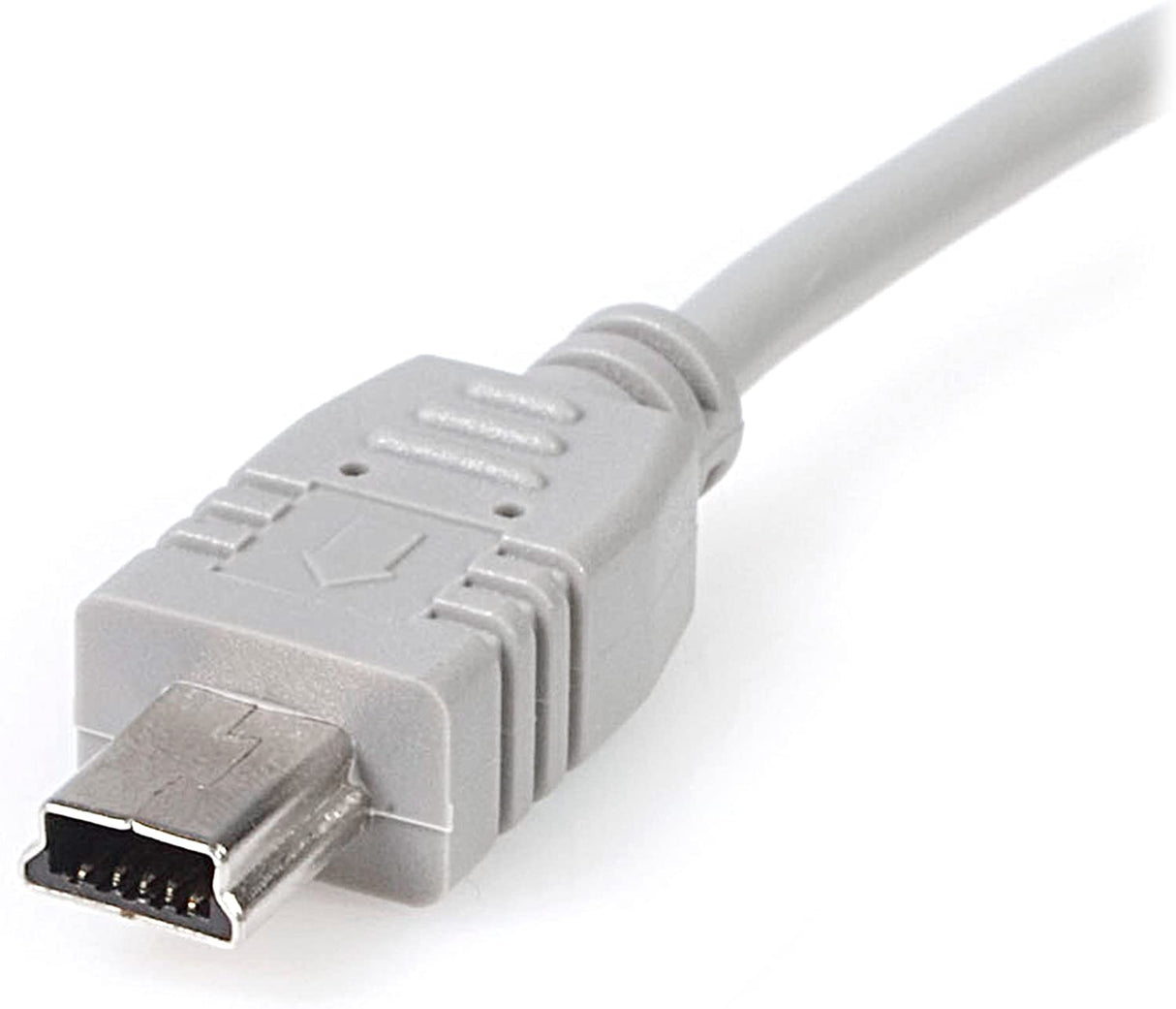 StarTech.com 6 in. USB to Mini USB Cable - USB 2.0 A to Mini B - Gray - Mini USB Cable (USB2HABM6IN) 6in / 15cm Straight