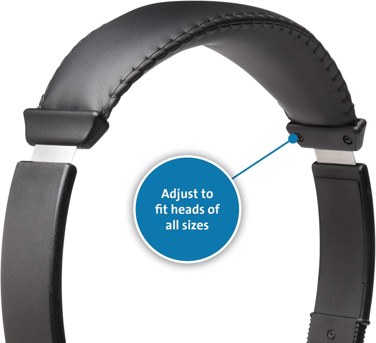 Kensington Hi-Fi Headphones with Microphone (K97603WW), Black, Universal