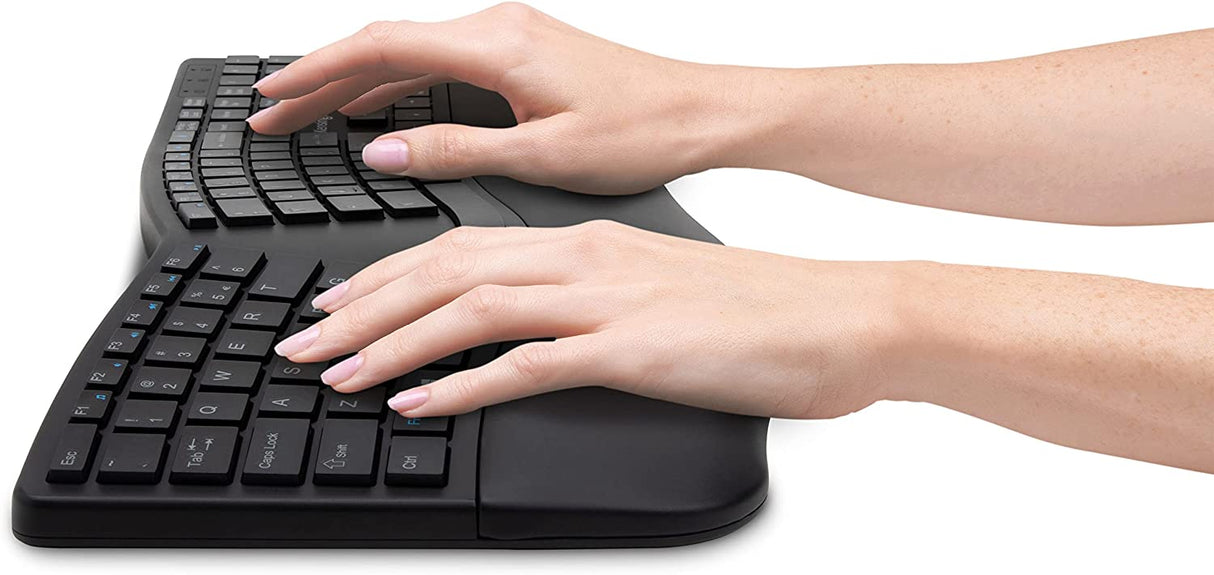 Kensington Pro Fit Ergonomic Wireless Keyboard and Mouse - Black (K75406US)