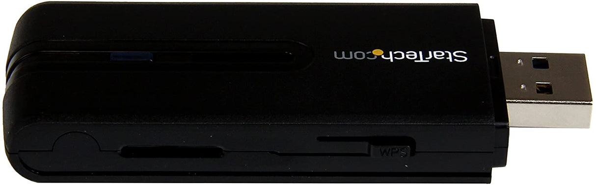 StarTech.com USB 3.0 AC1200 Dual Band Wireless-AC Network Adapter - 802.11ac WiFi Adapter - 2.4GHz / 5GHz USB Wireless - AC Network Card (USB867WAC22), Black