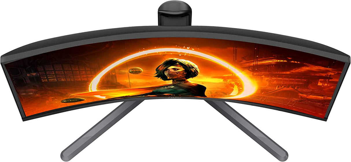 AOC Gaming CQ27G3S Frameless Curved Gaming Monitor, QHD 2K 2560x1440, 1000R VA, 165Hz 1ms, FreeSync Premium