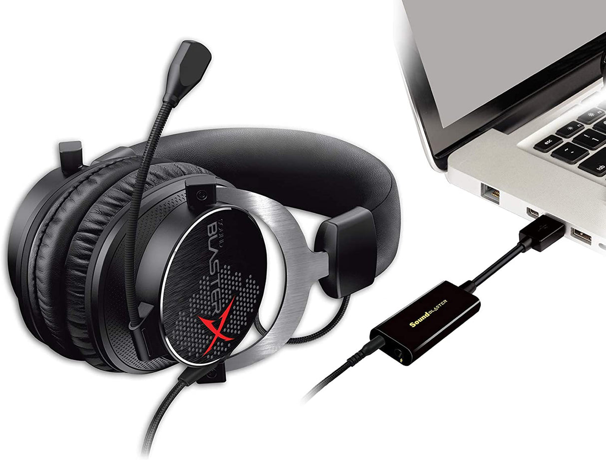 Creative Labs Sound Blaster Play! 3 External USB Sound Adapter for Windows and Mac. Plug and Play (No Drivers Required). Upgrade to 24-Bit 96Khz Playback