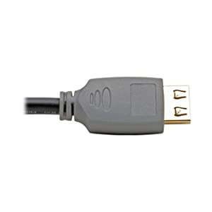 Tripp Lite High Speed 4K HDMI 2.0a Cable with Gripping Connectors (M/M), Black, 1 m. (P568-01M-2A)