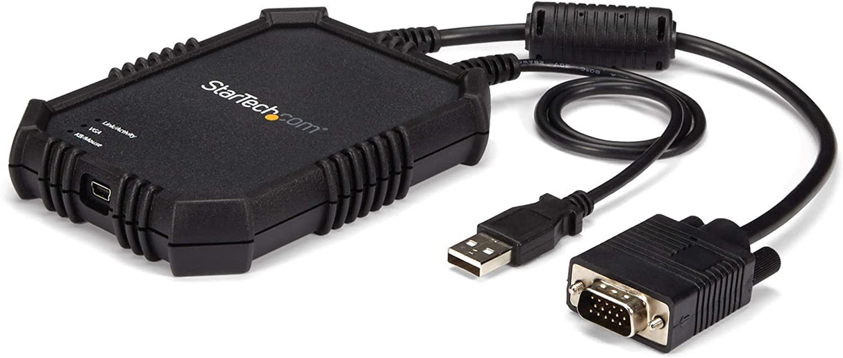 StarTech.com USB Crash Cart Adapter with File Transfer and Video Capture - Laptop to Server KVM Console - Portable & Rugged (NOTECONS02X) USB 2.0 with file transfer - Rugged