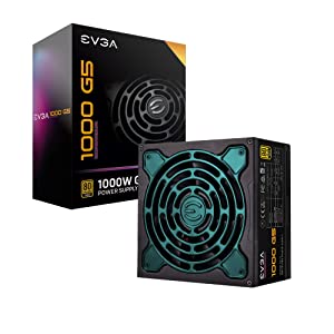 EVGA SuperNOVA 1000 G5, 80 Plus Gold 1000W, Fully Modular, ECO Mode with Fdb Fan, 10 Year Warranty, Compact 150mm Size, Power Supply 220-G5-1000-X1 1000W G5 Power Supply