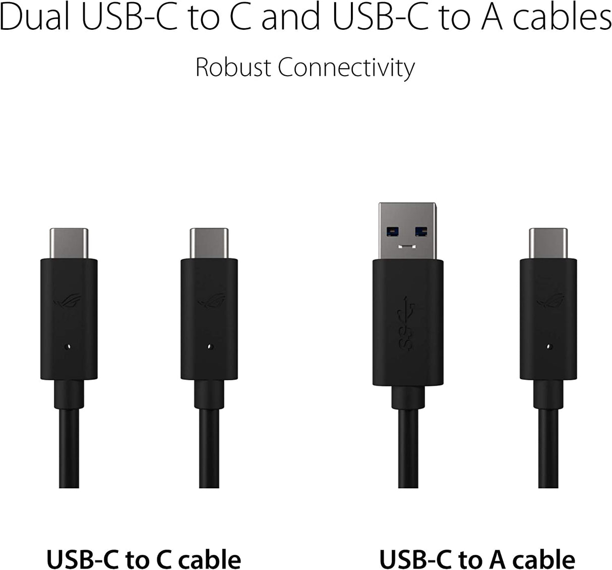 ASUS ROG STRIX Arion Aluminum Alloy M.2 NVMe SSD External Portable Enclosure Case Adapter, USB 3.2 Gen 2 Type-C (10 Gbps), USB-C to C and USB-C to A Cables, Fits PCIe 2280/2260/2242/2230 M Key/B+M Key