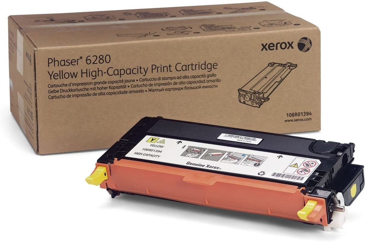 Xerox 106R01394 Toner Cartridge (Yellow,1-Pack)