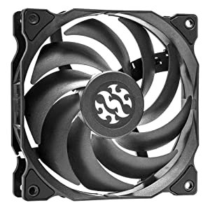 XPG Vento Computer Case Fan 120mm: 23 dBA Fan Noise - 3 Pin Connector - 45.3 CFM Max Air Flow - Rifling Bearing - 120 x 120 x 25mm - 2 Yr Warranty