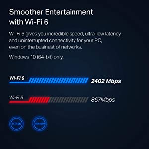 TP-Link WiFi 6 AX3000 PCIe WiFi Card for PC with Heat Sink (Archer TX50E), Bluetooth 5.0, 802.11AX Dual Band Wireless Adapter with MU-MIMO, Ultra-Low Latency, Supports Windows 11, 10 (64bit) Only