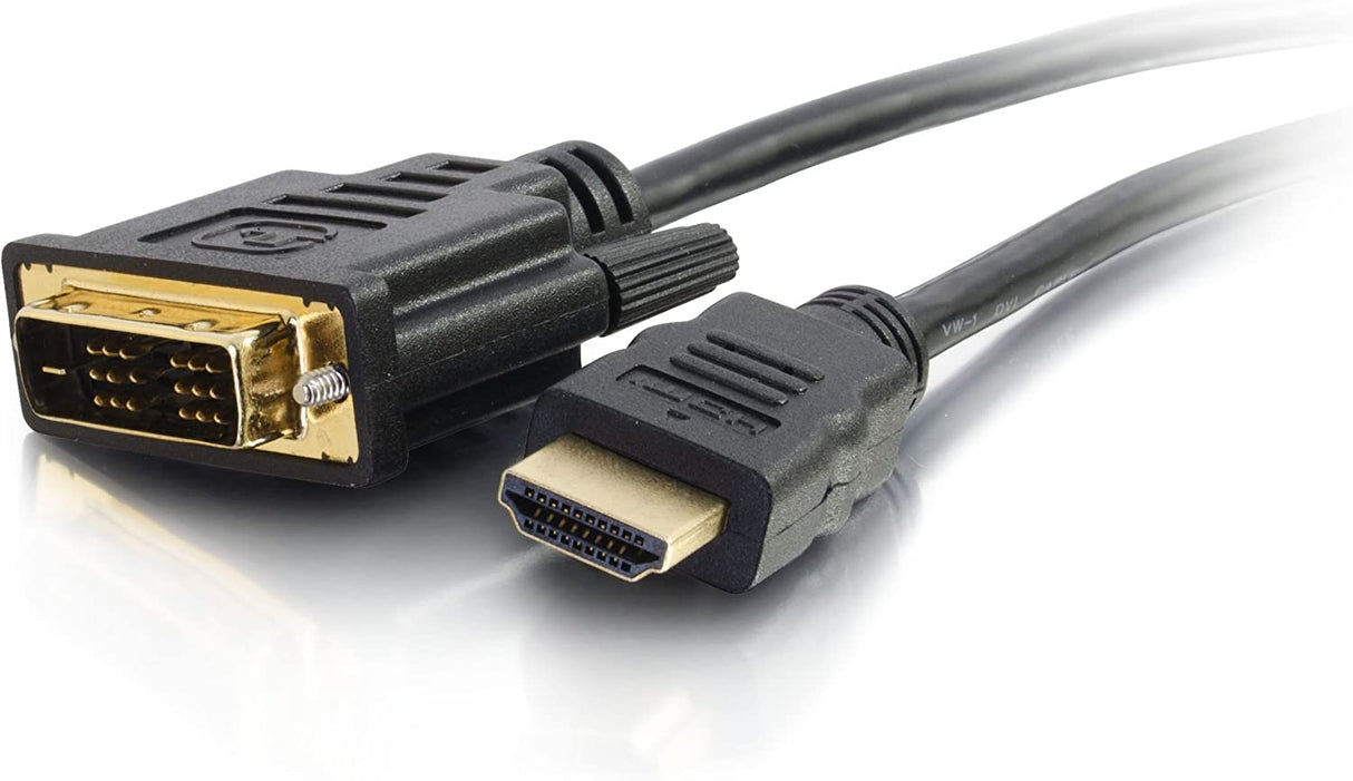 C2g/ cables to go C2G DVI to HDMI Cable, HDMI Adapter, DVI-D Male to HDMI Male, 1080p, Gold Plated for PS4 & PS3, 3.28 Feet (1 Meter), Black, Cables to Go 42514