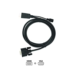 VisionTek HDMI to VGA (M/M) Cable - 6 feet, Supports 1080p @60hz (901218)