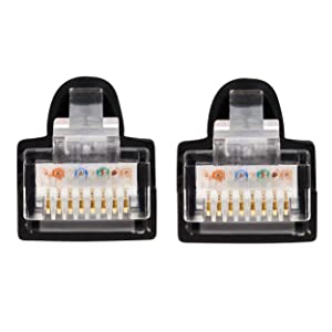 Tripp Lite Cat6a 10G Ethernet Cable, Snagless Molded UTP Network Patch Cable (RJ45 M/M), Black, 10 Feet / 3 Meters, Manufacturer's Warranty (N261-010-BK) Black 10 Feet UTP