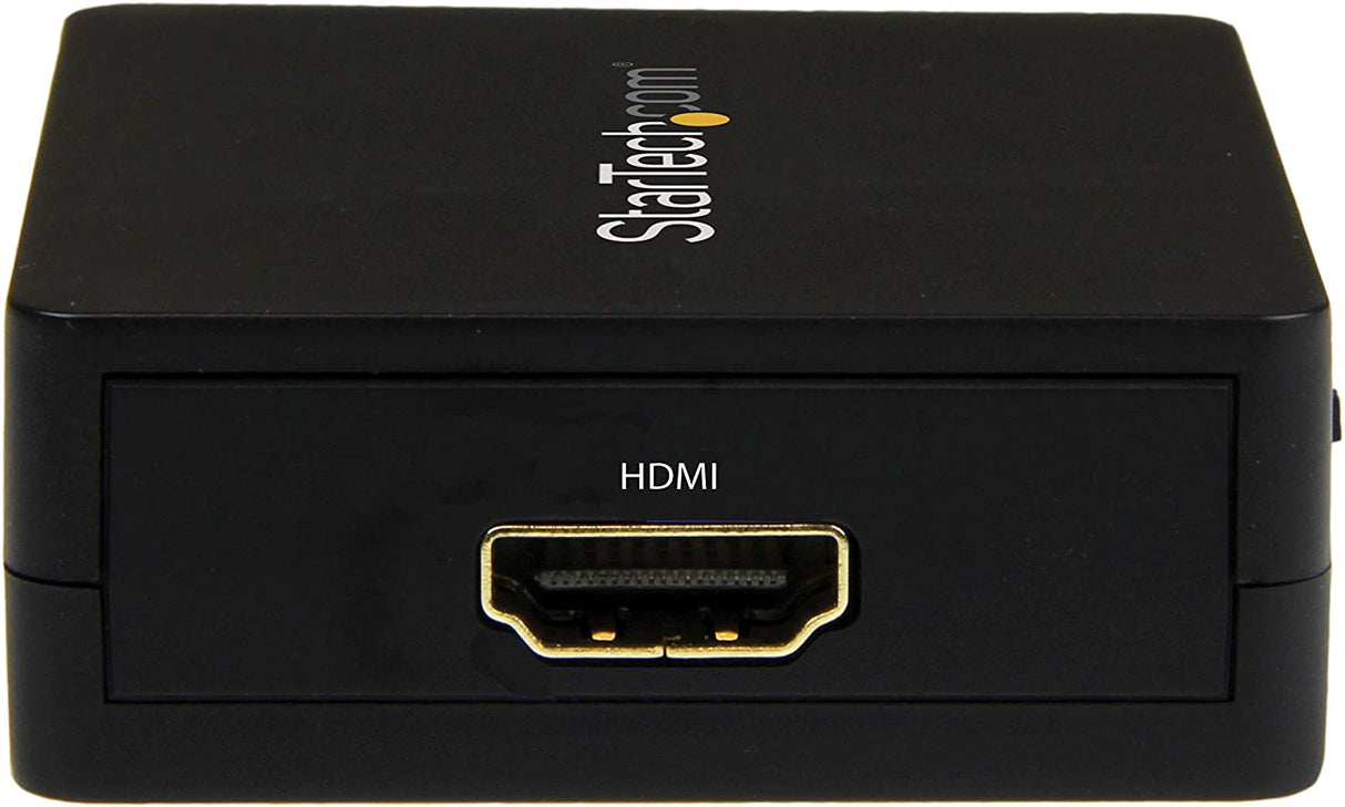 StarTech.com HDMI Audio Extractor - HDMI to 3.5mm Audio Converter - 2.1 Stereo Audio - 1080p (HD2A),Black