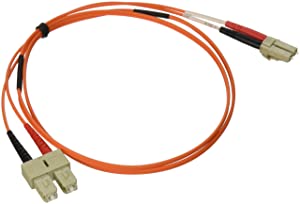 C2g/ cables to go C2G 37950 OM1 Fiber Optic Cable - LC-SC 62.5/125 Duplex Multimode Fiber Cable, Plenum CMP-Rated, Orange (3.3 Feet, 1 Meter)