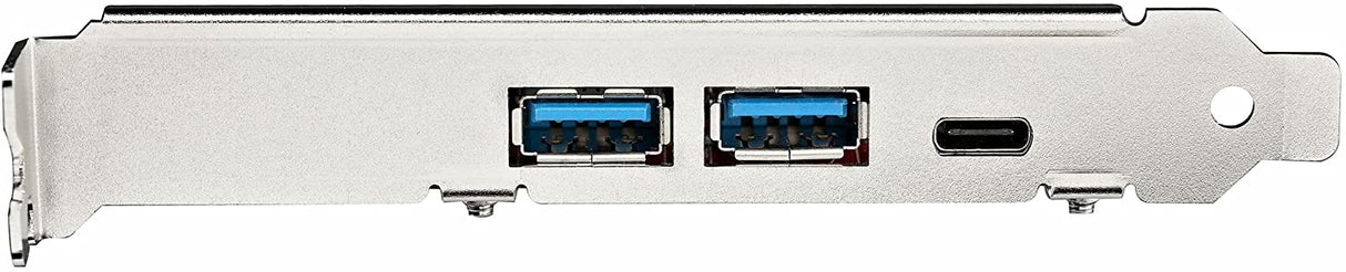 StarTech.com 5-Port USB PCIe Card - 10Gbps USB 3.1 Gen 2 PCIe Card w/ 1x USB-C & 2X USB-A - 1x 2 Port IDC (Internal 5Gbps USB Header Expansion) - USB C PCI Express Controller Card (PEXUSB312A1C1H)