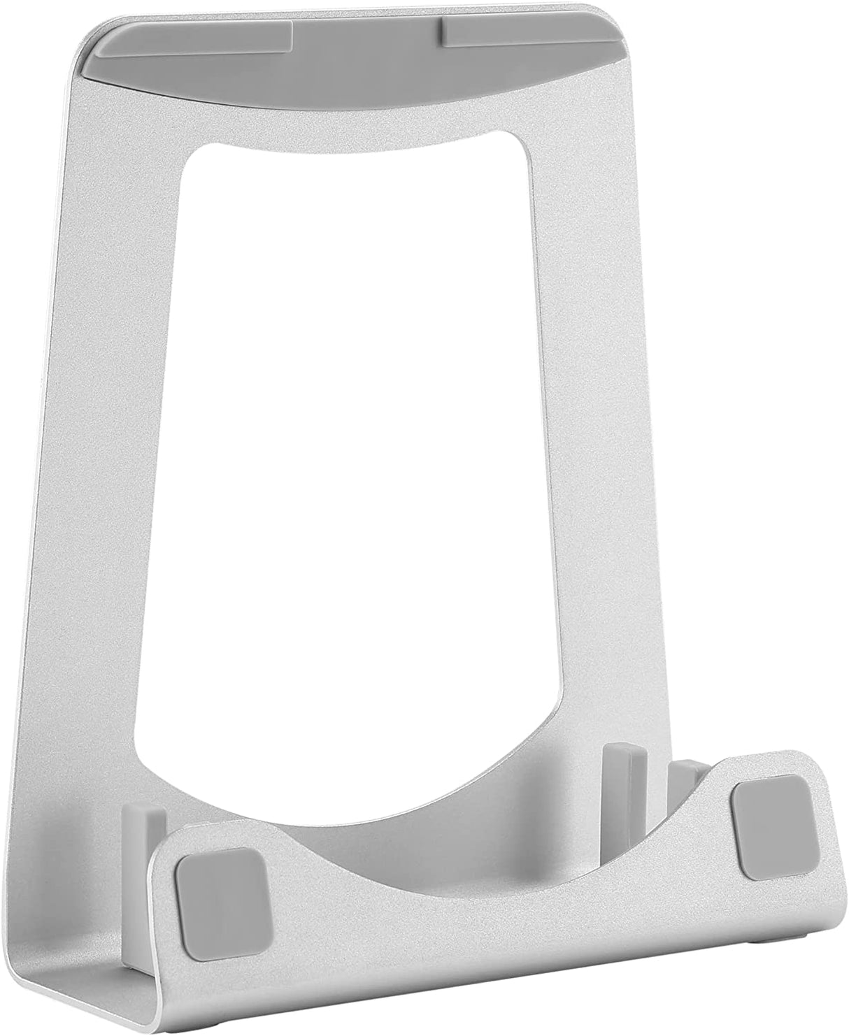 Startech Laptop Stand - 2-in-1 Laptop Riser Stand or Vertical Stand - Ideal for Ultrabooks & MacBook Pro/Air - Ergonomic Angled Notebook Holder for Office Desk - Silver, Aluminum (LTSTND2IN1)