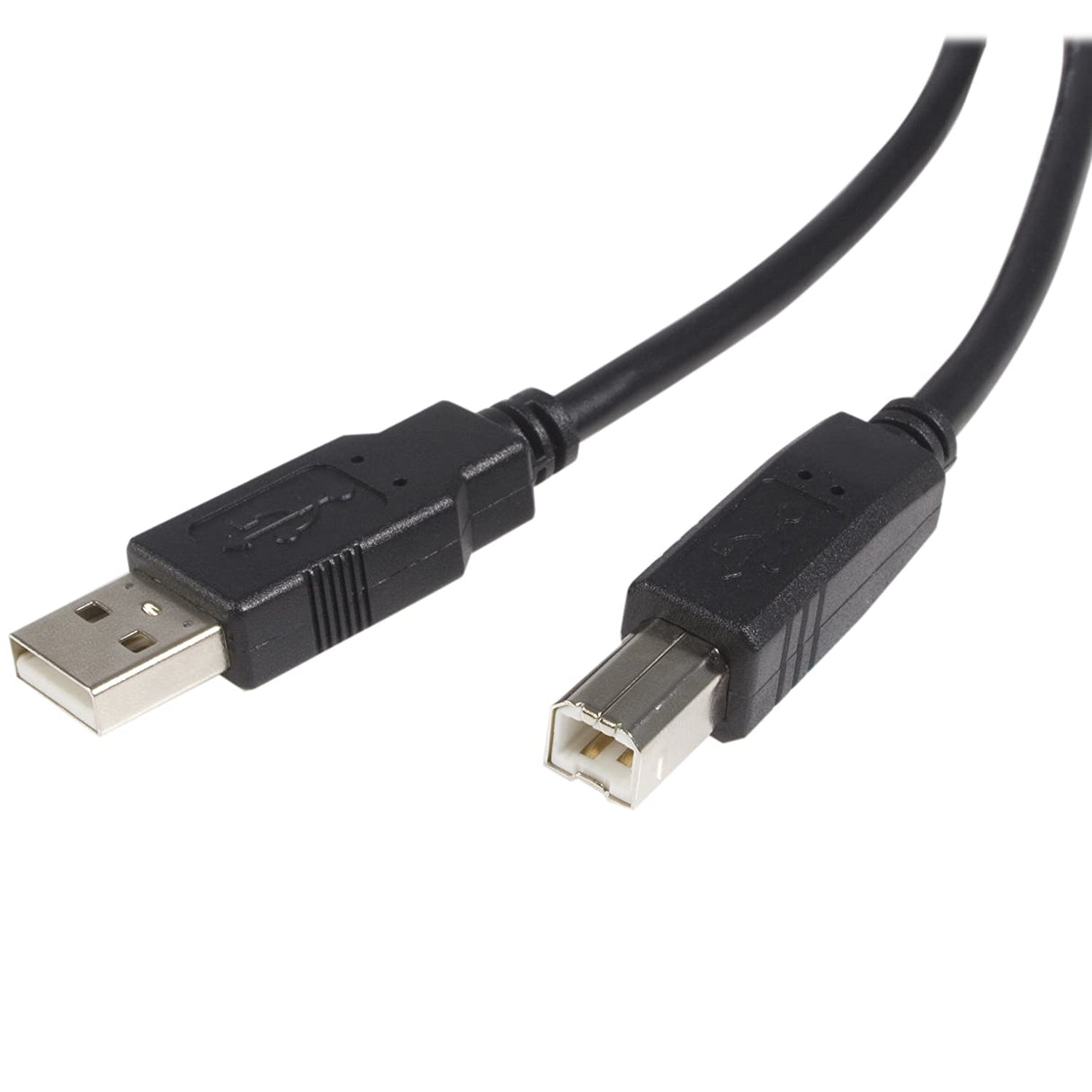 StarTech.com 6 ft. (1.8 m) USB Printer Cable - USB 2.0 A to B - Printer Cable - Black - USB A to B (USB2HAB6) Black 6 ft / 2m