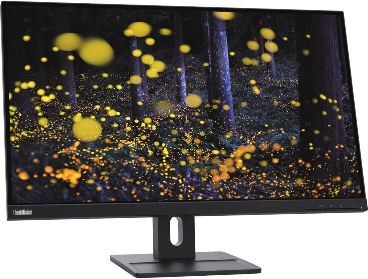 Lenovo ThinkVision E27q-20 27" WQHD WLED LCD Monitor - 16:9 - Raven Black