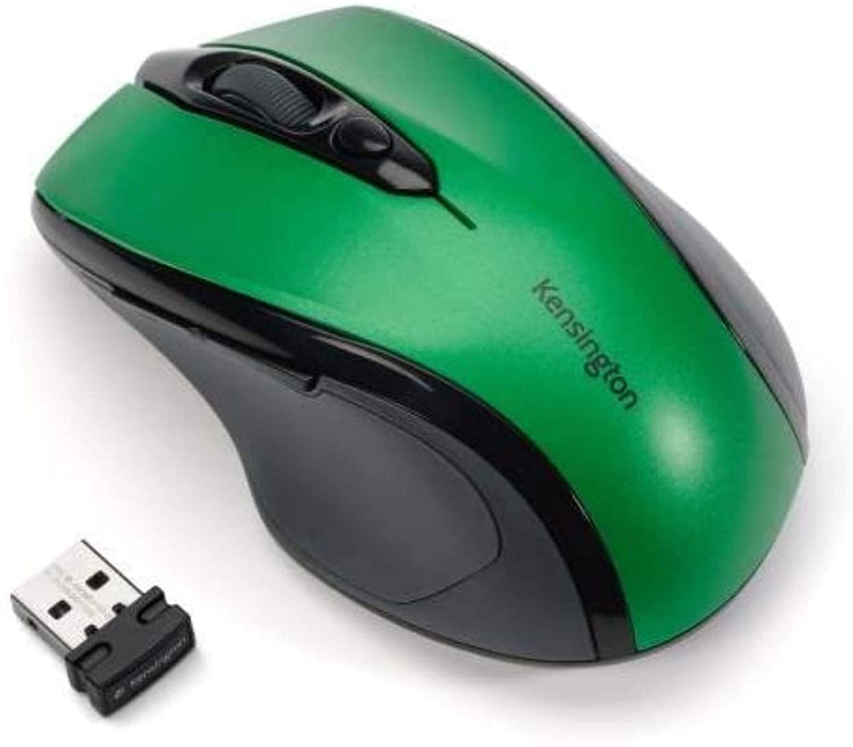 Kensington Pro Fit Mid-Size Wireless Mouse, Emerald Green (K72424AM)