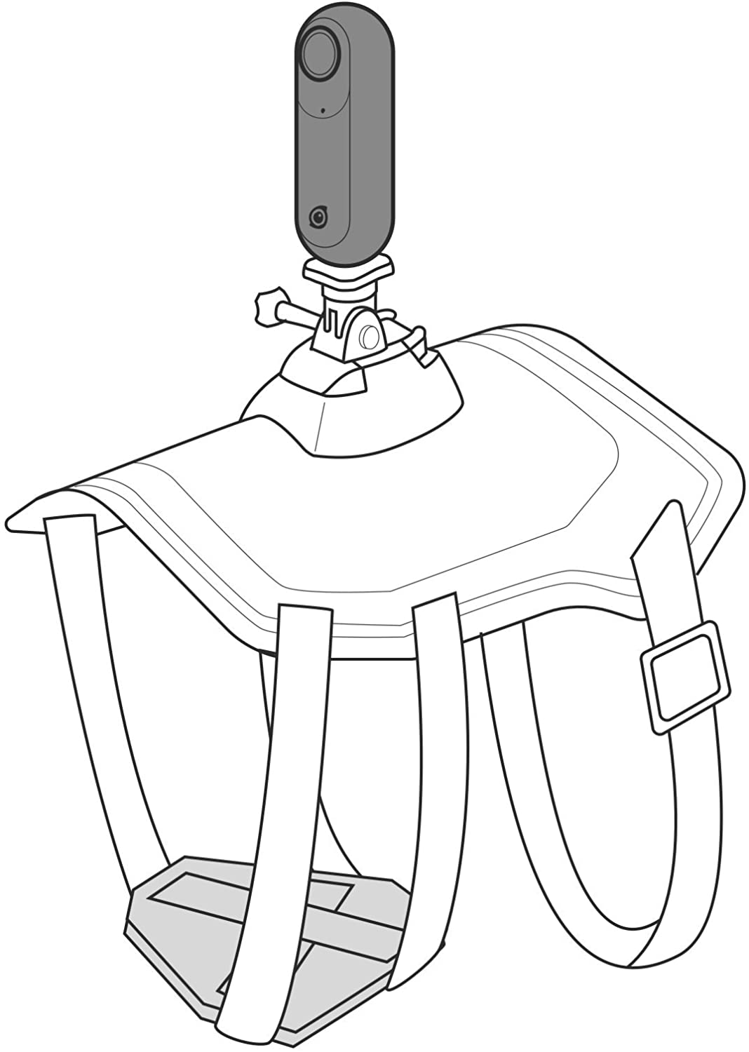 Insta360 ONE X & ONE Panoramic Action Camera Sports Accessory Pet Bundle