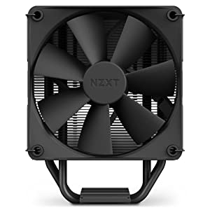 NZXT T120 RGB CPU Air Cooler - RC-TN120-B1 - RGB CPU Liquid Cooler - Conductive Copper Pipes - Fluid Dynamic Bearings - AMD and Intel Compatibility - Black T120 RGB Black