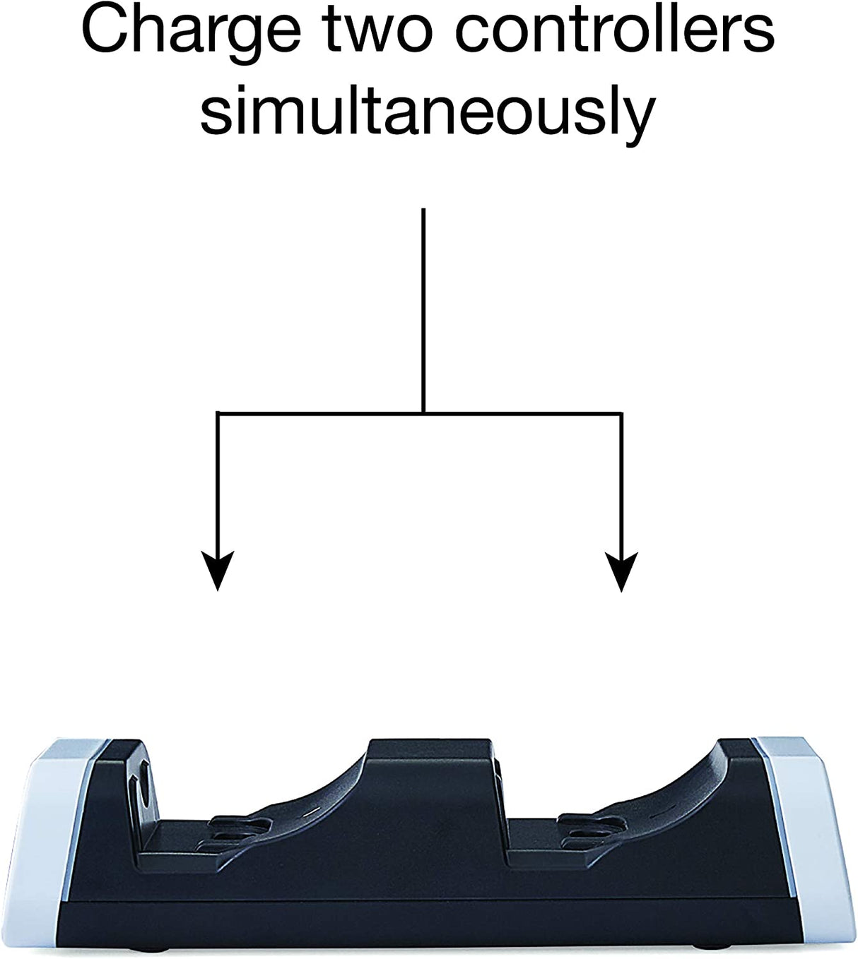 Verbatim Dual Charging Stand for use with Playstation 5 DualSense Wireless Controller 70725