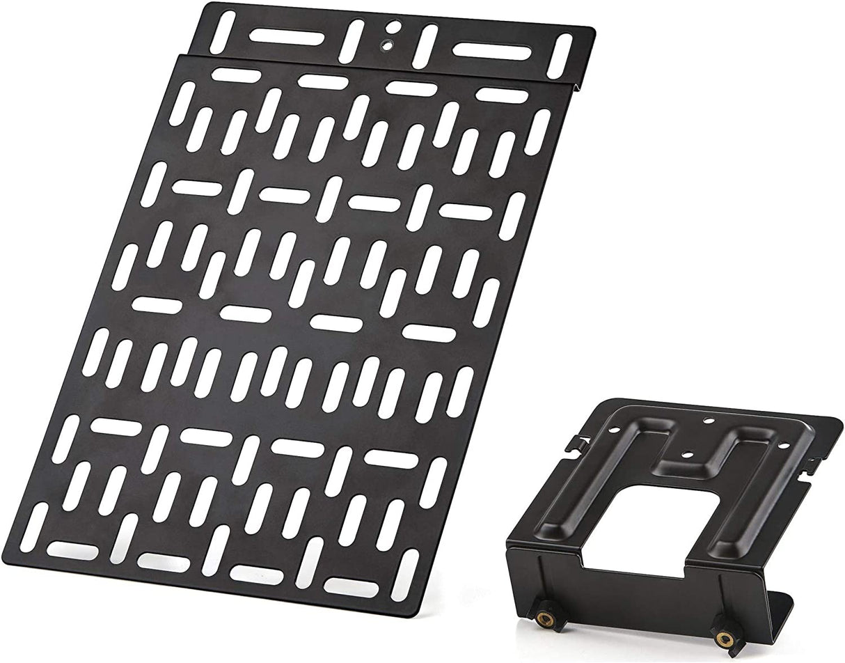 StarTech.com Universal TV Accessory Mount - Adjustable TV & Wall Mount Bracket - Media Players/Router/Modem/AV Switches & Extenders/Apple TV - Hidden Cable Box Mount Behind TV - 11lb (5kg) (MDBOXMNT)