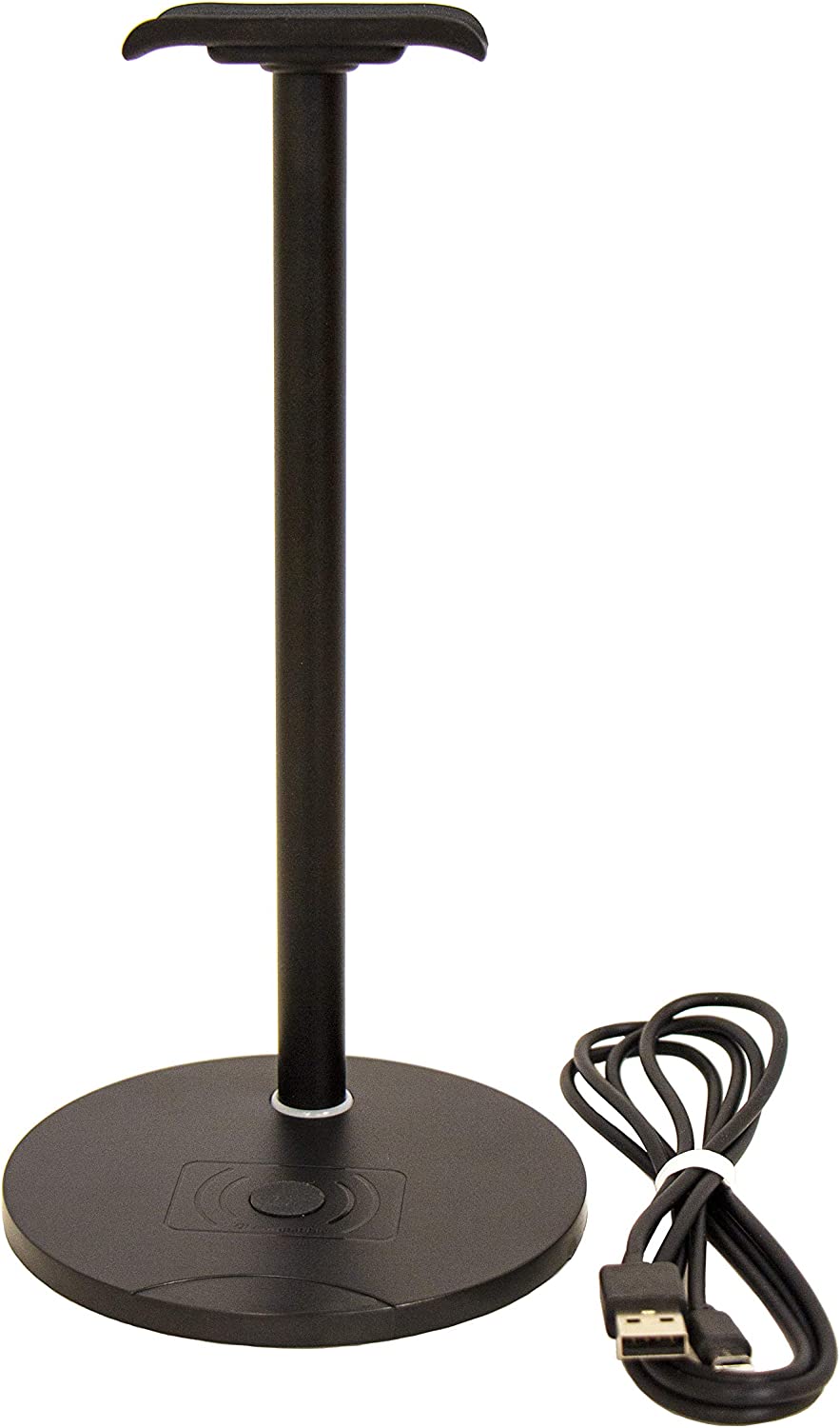 Spracht HSS-2020 Wireless Charging and Headset Stand/Holder for Desktop