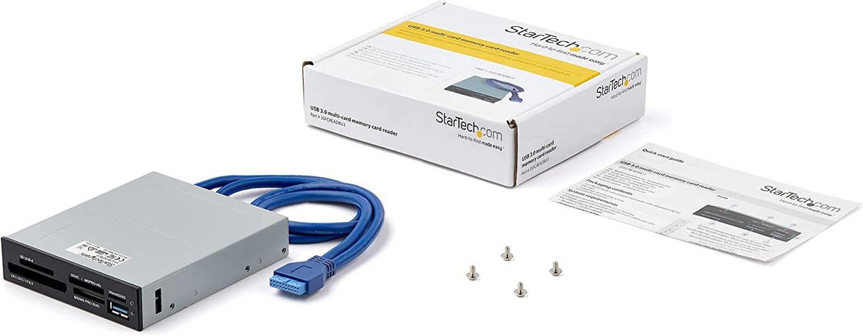 StarTech.com USB 3.0 Internal Multi-Card Reader with UHS-II Support - SecureDigital/Micro SD/Memory Stick/Compact Flash Memory Card Reader (35FCREADBU3) Multi-Card USB 3.0
