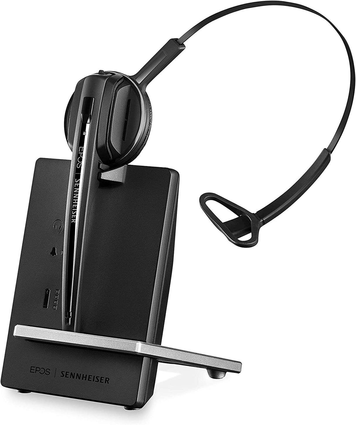 EPOS Enterprise | Sennheiser Impact D 10 USB ML II (1000999) Wireless DECT Mono Ear Convertible Headset for Direct Connection to a PC/Softphone, Black