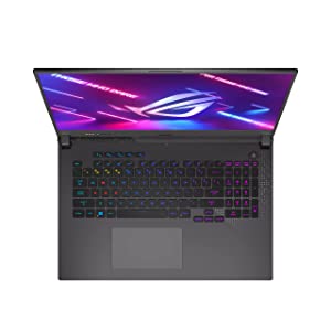 ASUS ROG Strix G17 (2022) Gaming Laptop, 17.3” 240Hz IPS Type WQHD Display, NVIDIA GeForce RTX 3080, AMD Ryzen 9 6900HX, 16GB DDR5, 1TB PCIe SSD, RGB Keyboard, Windows 11 Pro, G713RS-XS91-CA