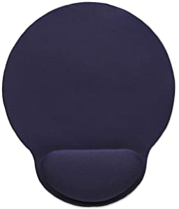 Manhattan Gel Mouse Pad - with Soft Wrist Support, Non- Slip Base, Ergonomic Design - for Laptop, Computer, PC Mouse - Blue, 434386
