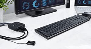 IOGEAR KVM 2-Port 4K Switch with DisplayPort, USB-C and Audio - GCS82DPC