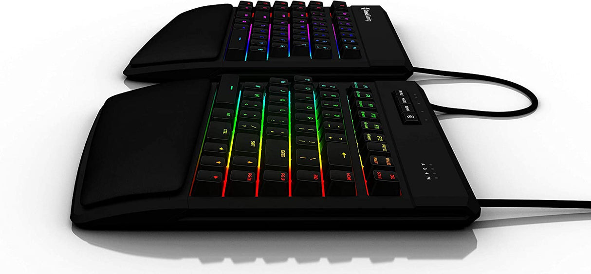 KINESIS GAMING Freestyle Edge RGB Split Mechanical Keyboard (MX Brown) RGB MX Brown