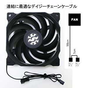 XPG Vento Computer Case Fan 120mm: 23 dBA Fan Noise - 3 Pin Connector - 45.3 CFM Max Air Flow - Rifling Bearing - 120 x 120 x 25mm - 2 Yr Warranty