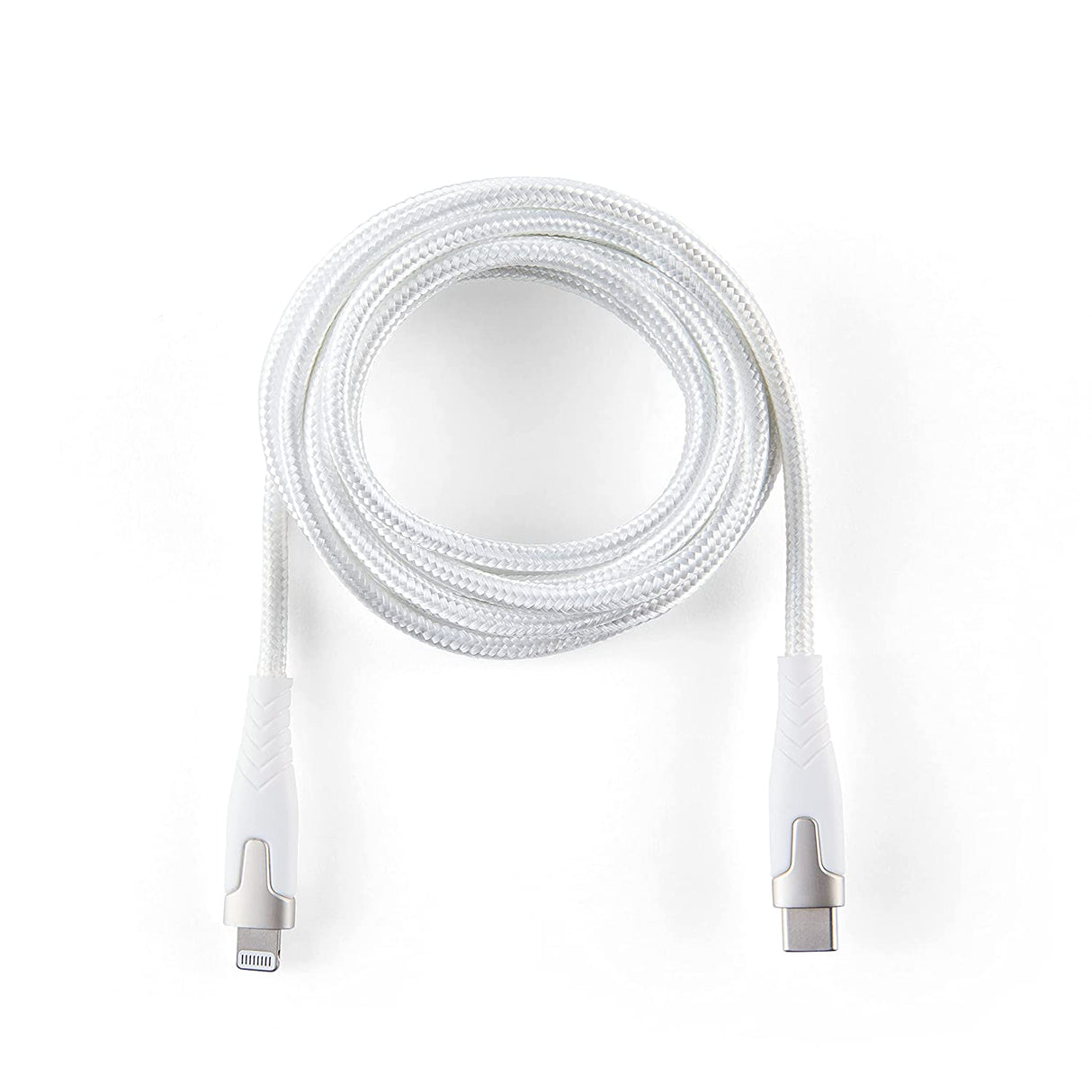 XtremeMac Apple Lightning to USB Type-C® Cable – 79 in. Braided White