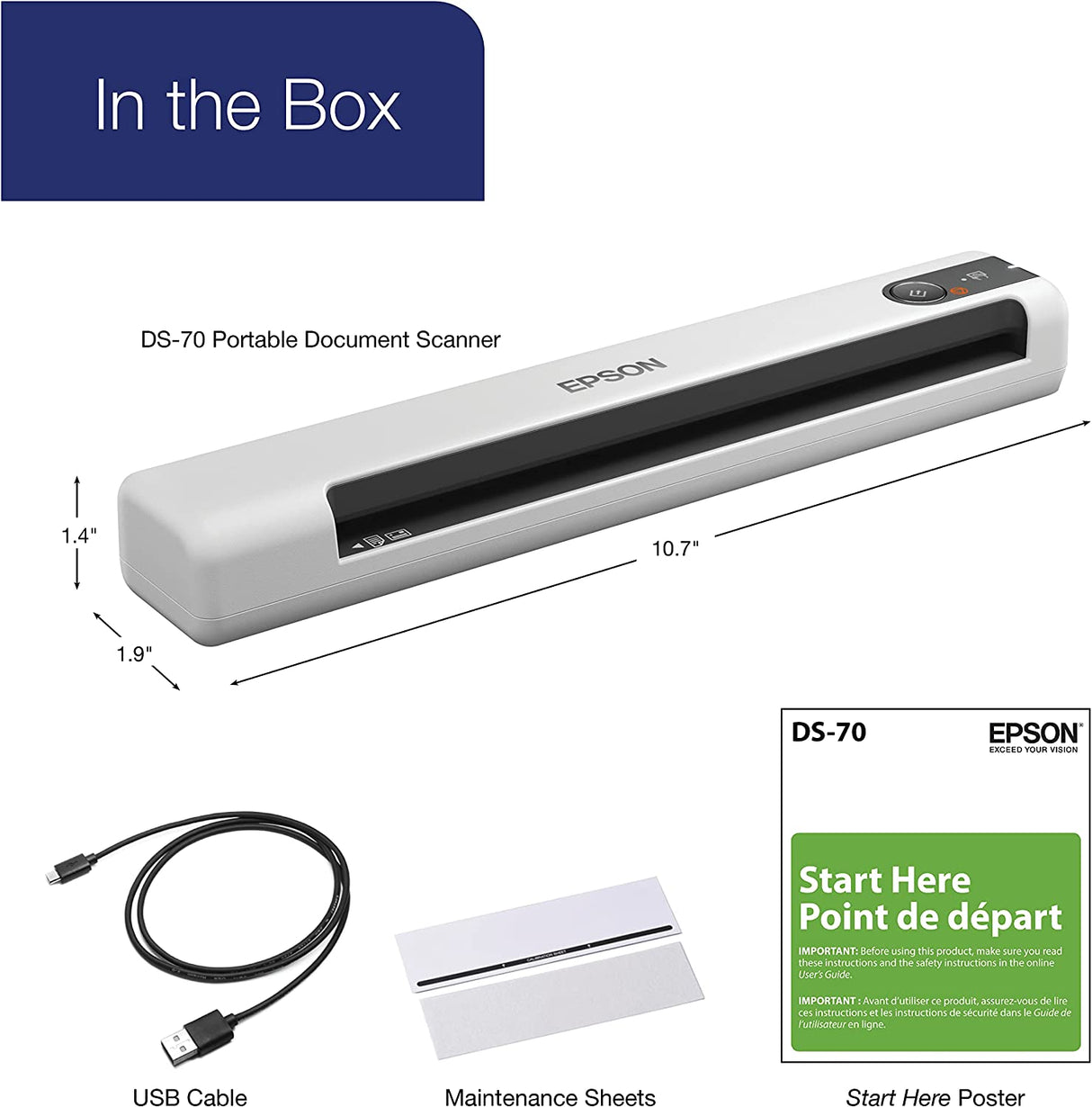 Epson DS-70 Document Scanner