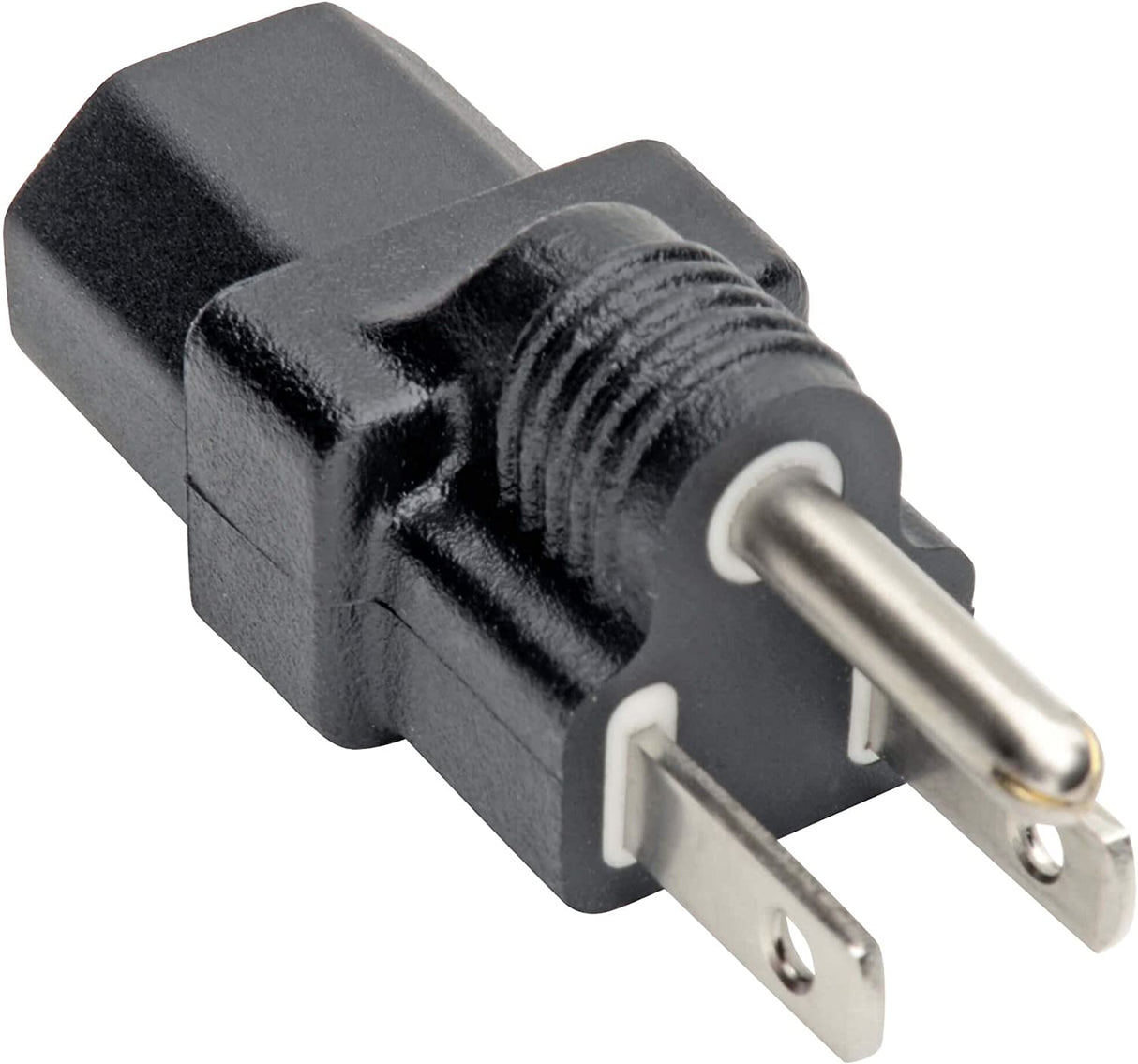 Tripp Lite Power Cord Adapter (NEMA 5-15P to C13 Adapter), 10A, 125V, Black (P006-000)