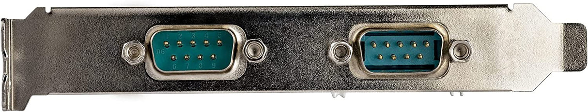 StarTech.com 2-port PCI Express RS232 Serial Adapter Card - PCIe RS232 Serial Host Controller Card - PCIe to Dual Serial DB9 Card - 16950 UART - Expansion Card - Windows & Linux (PEX2S953)