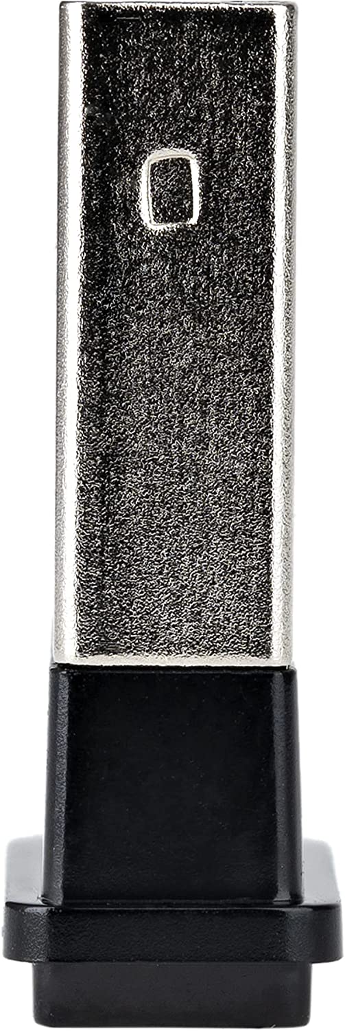 StarTech.com USB Bluetooth 5.0 Adapter, USB Bluetooth Dongle for PC/Computer, BT 5.0 Adapter for Headsets, Mini USB Bluetooth Receiver, Windows/Linux (USBA-BLUETOOTH-V5-C2), Black