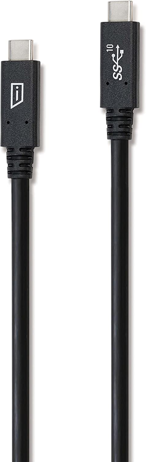 iStore USB-C to USB-C Sync/Charge Cable, Black (ACC1001CAI)